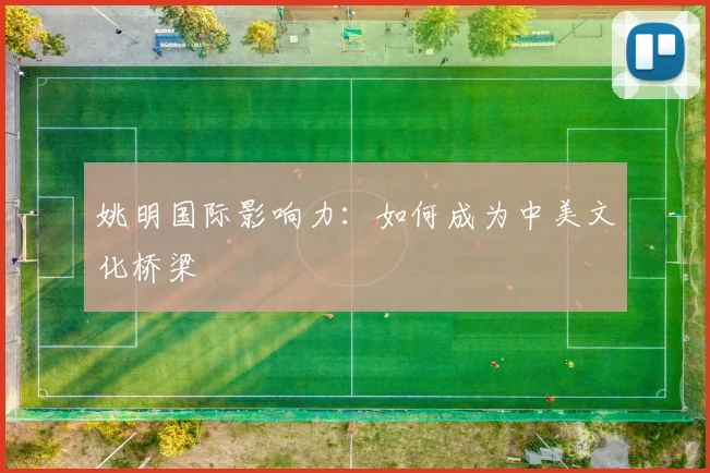 姚明国际影响力：如何成为中美文化桥梁